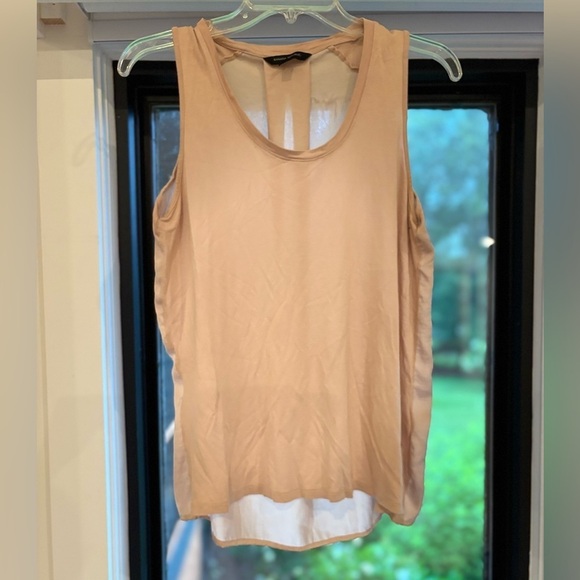 Banana Republic Tops - Banana Republic Nude Sleeveless Blouse Shell Sz S